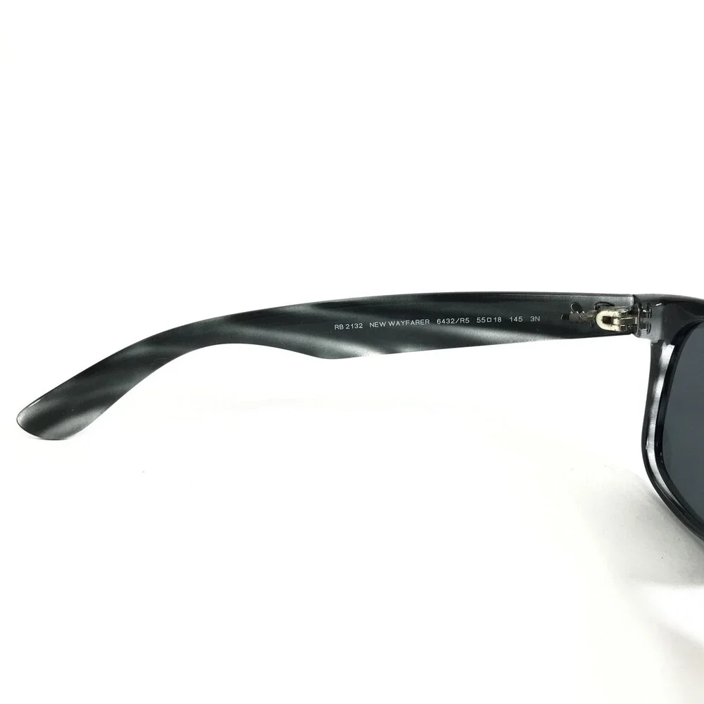 Ray-Ban Sunglasses RB2132 NEW WAYFARER 6432/R5 Gray Frames w/ Gray Lenses 55 mm